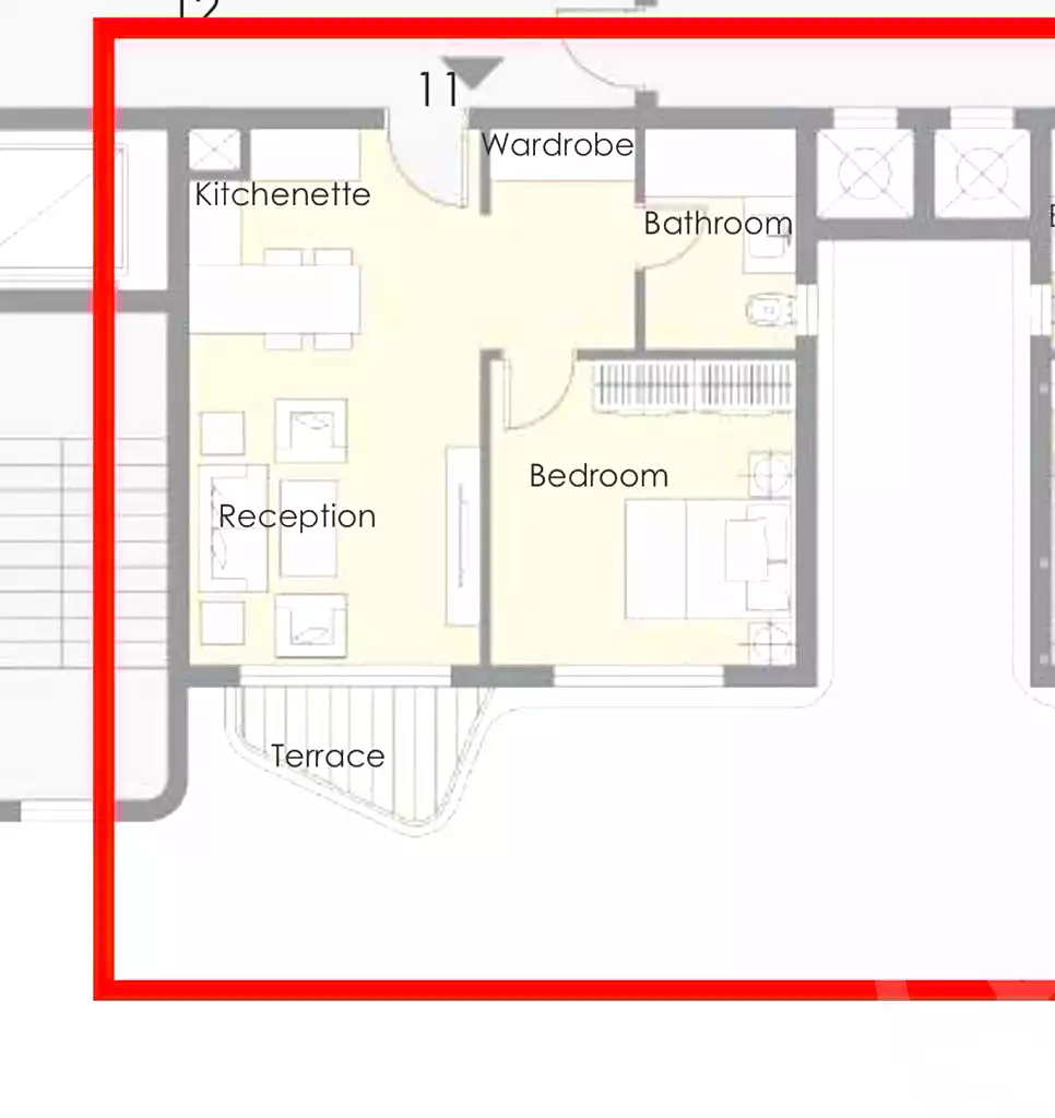 1 BR Apartment in Palm Hills New Cairo, photo 1 of 3